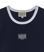W CLASSIC LOGO RINGER TEE