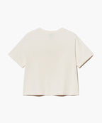 W LETTERING CROP TEE