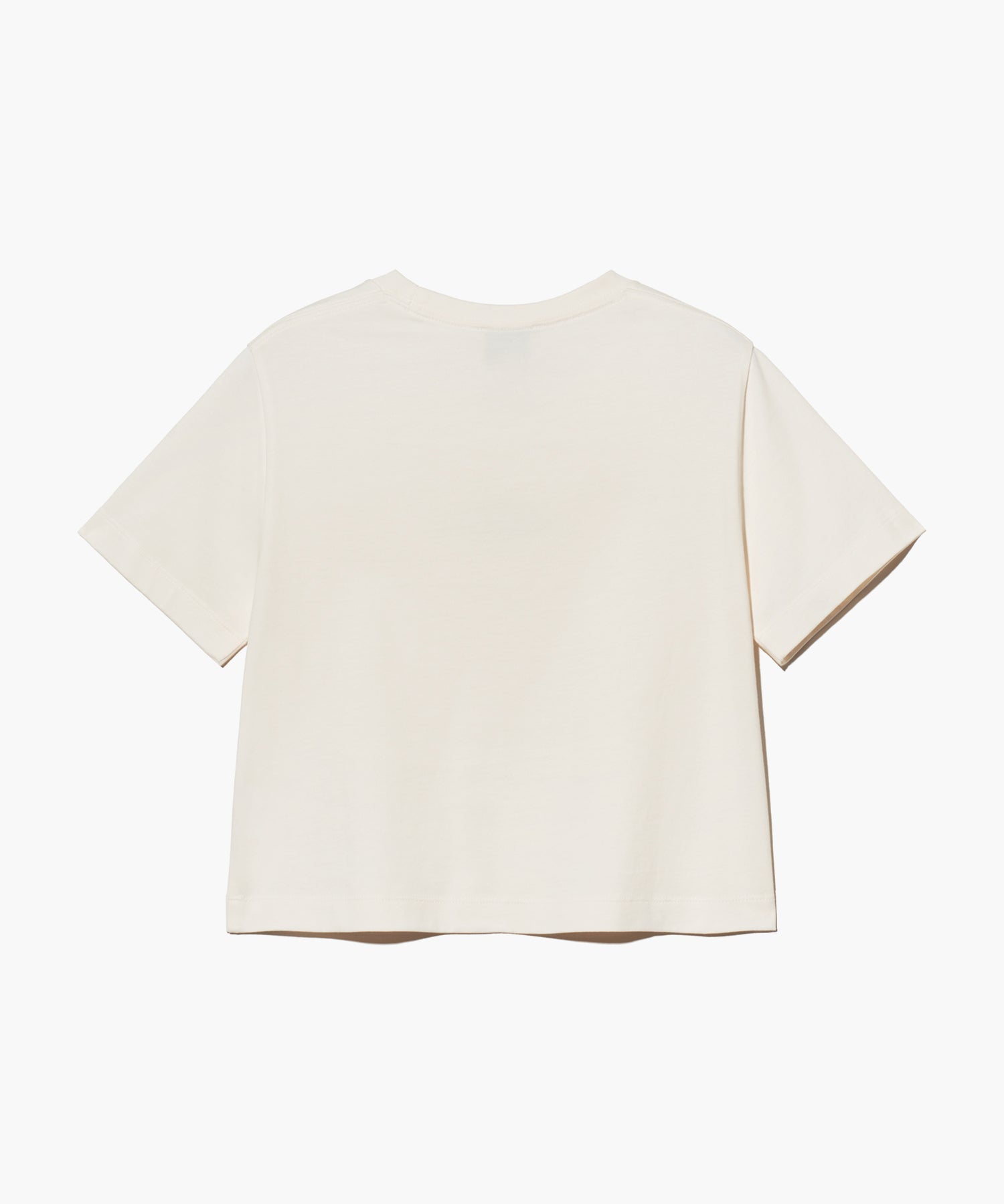 W LETTERING CROP TEE