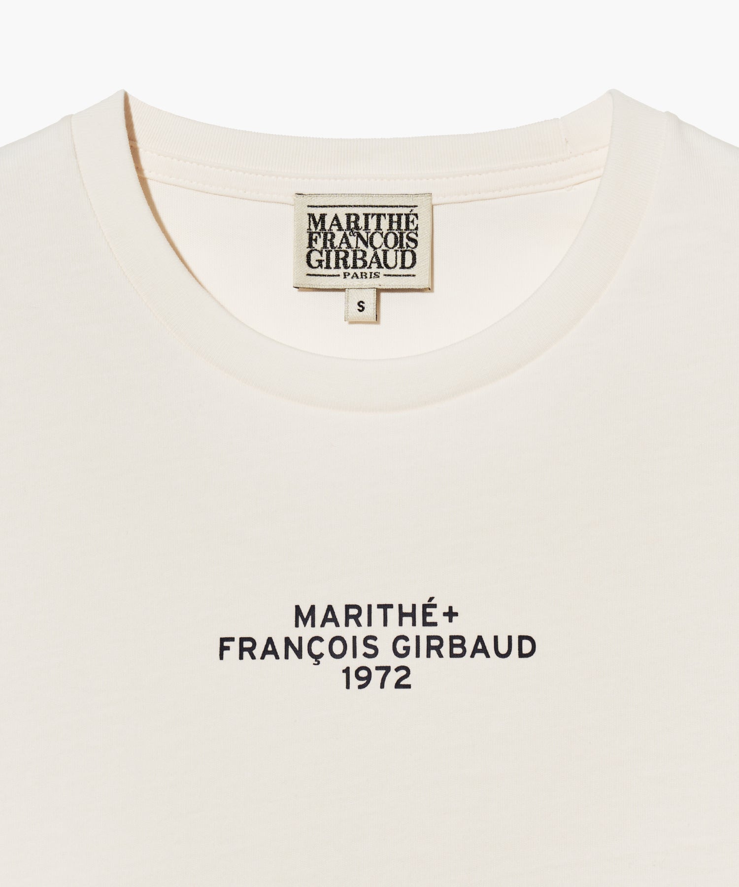 W LETTERING CROP TEE