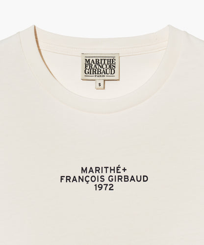 W LETTERING CROP TEE