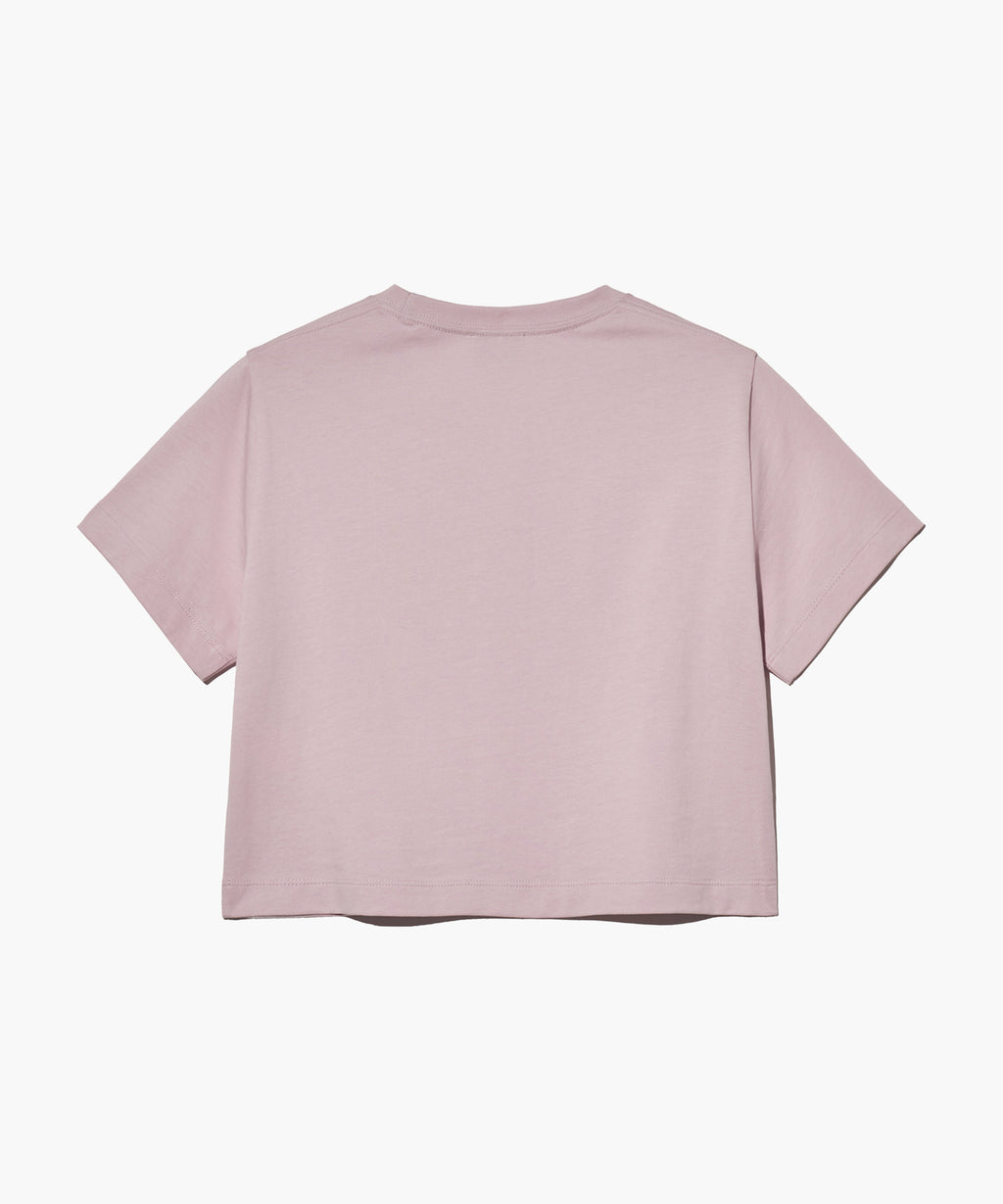 W LETTERING CROP TEE