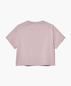 W LETTERING CROP TEE