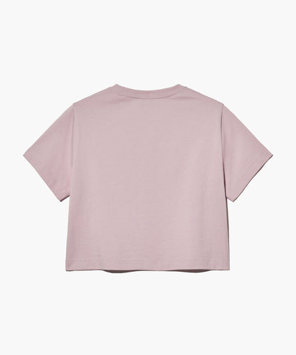 W LETTERING CROP TEE