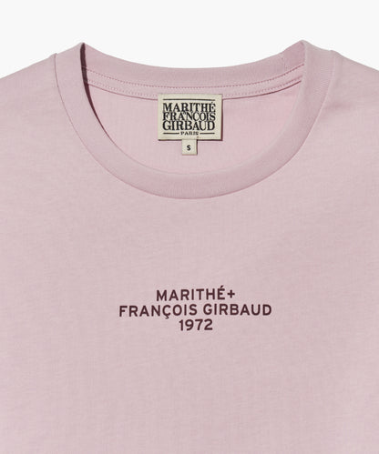 W LETTERING CROP TEE