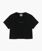 W LETTERING CROP TEE