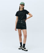 W LETTERING CROP TEE