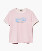 W VINTAGE BASEBALL RINGER TEE