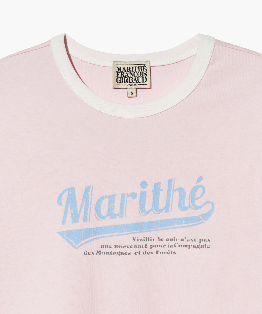 W VINTAGE BASEBALL RINGER TEE