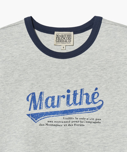 W VINTAGE BASEBALL RINGER TEE