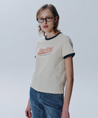 W VINTAGE BASEBALL RINGER TEE