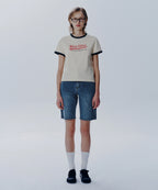 W VINTAGE BASEBALL RINGER TEE