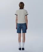 W VINTAGE BASEBALL RINGER TEE