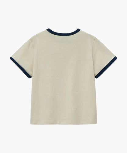 W VINTAGE BASEBALL RINGER TEE