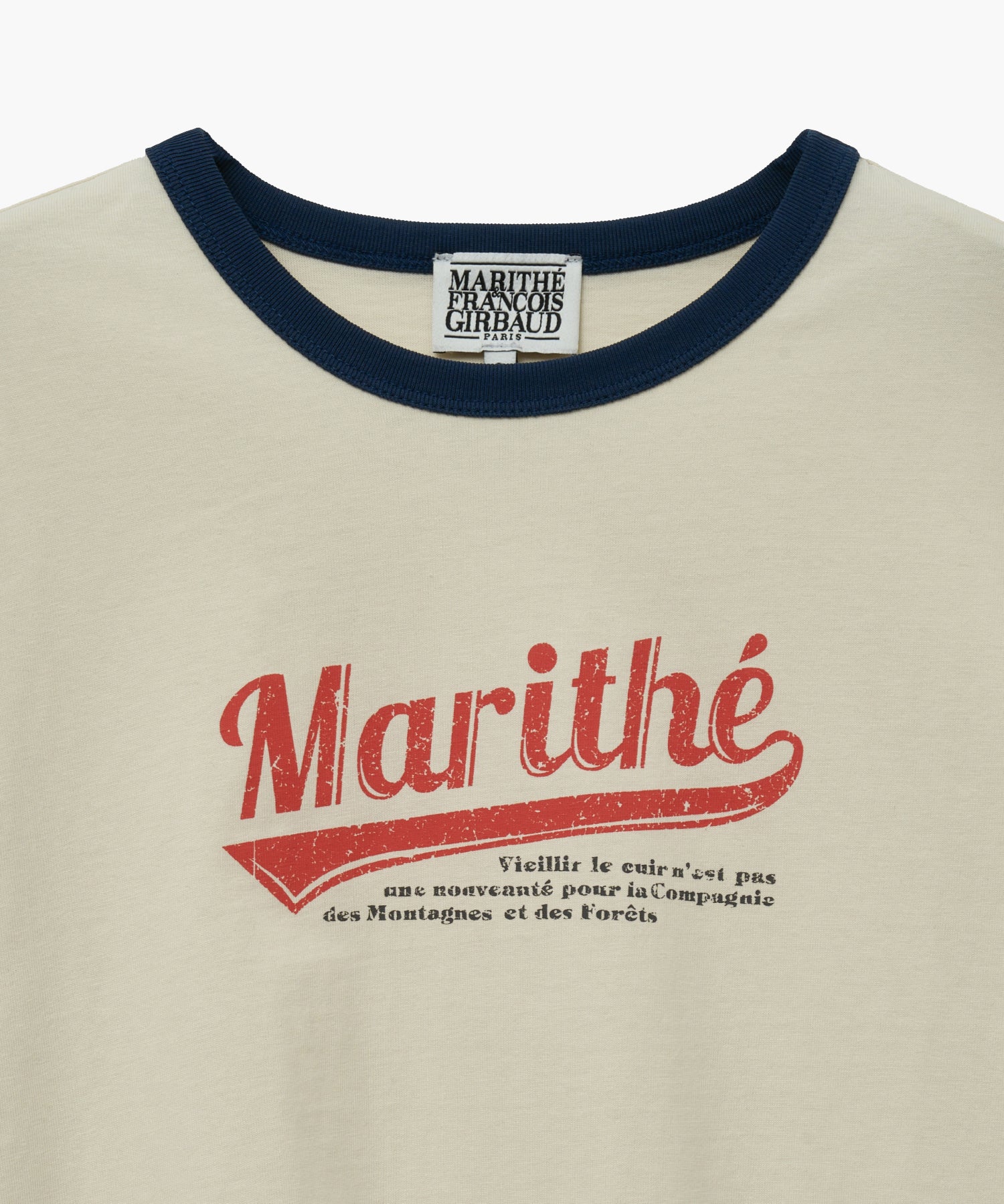 W VINTAGE BASEBALL RINGER TEE