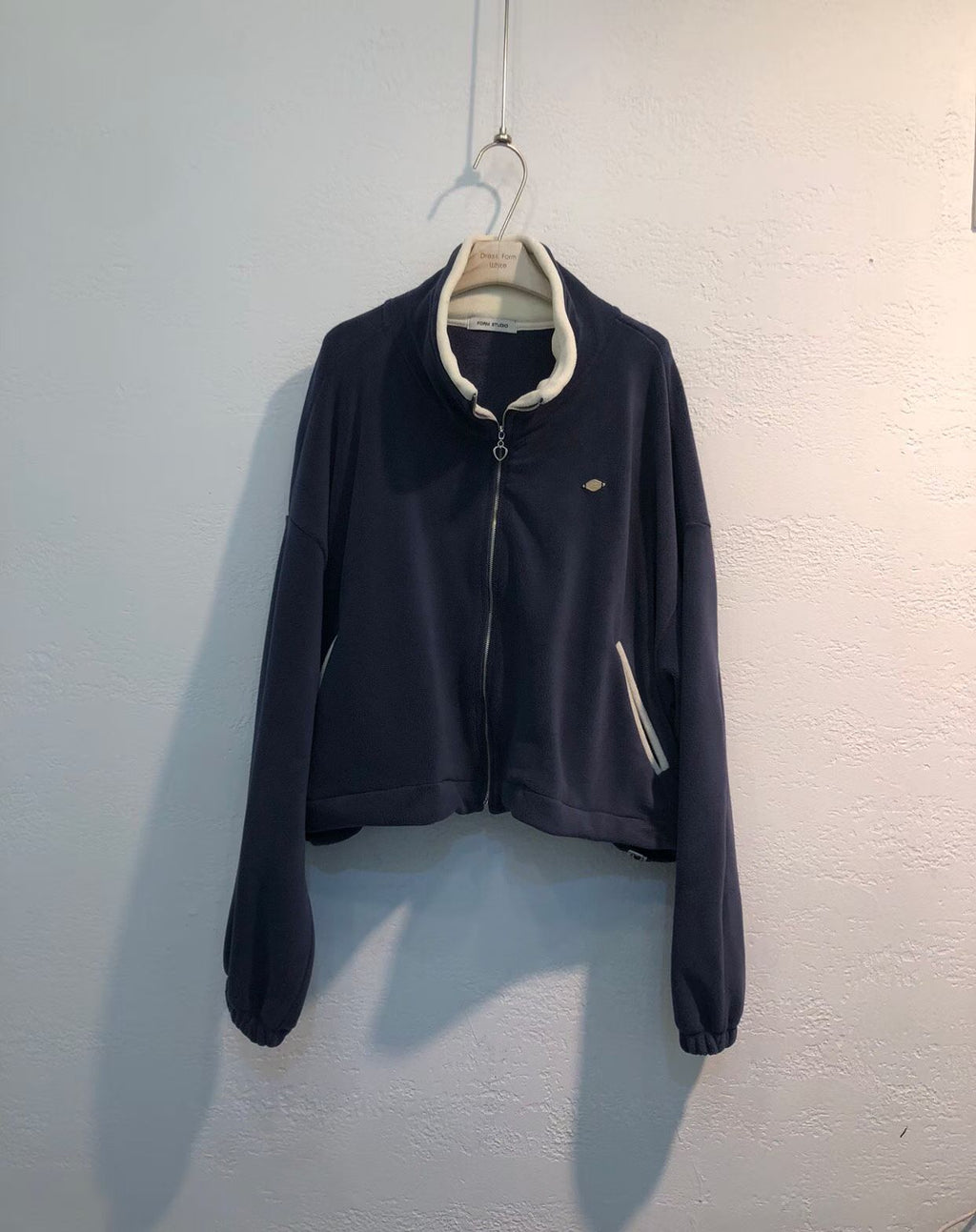 Zipped Up Fluffy Sweatshirt