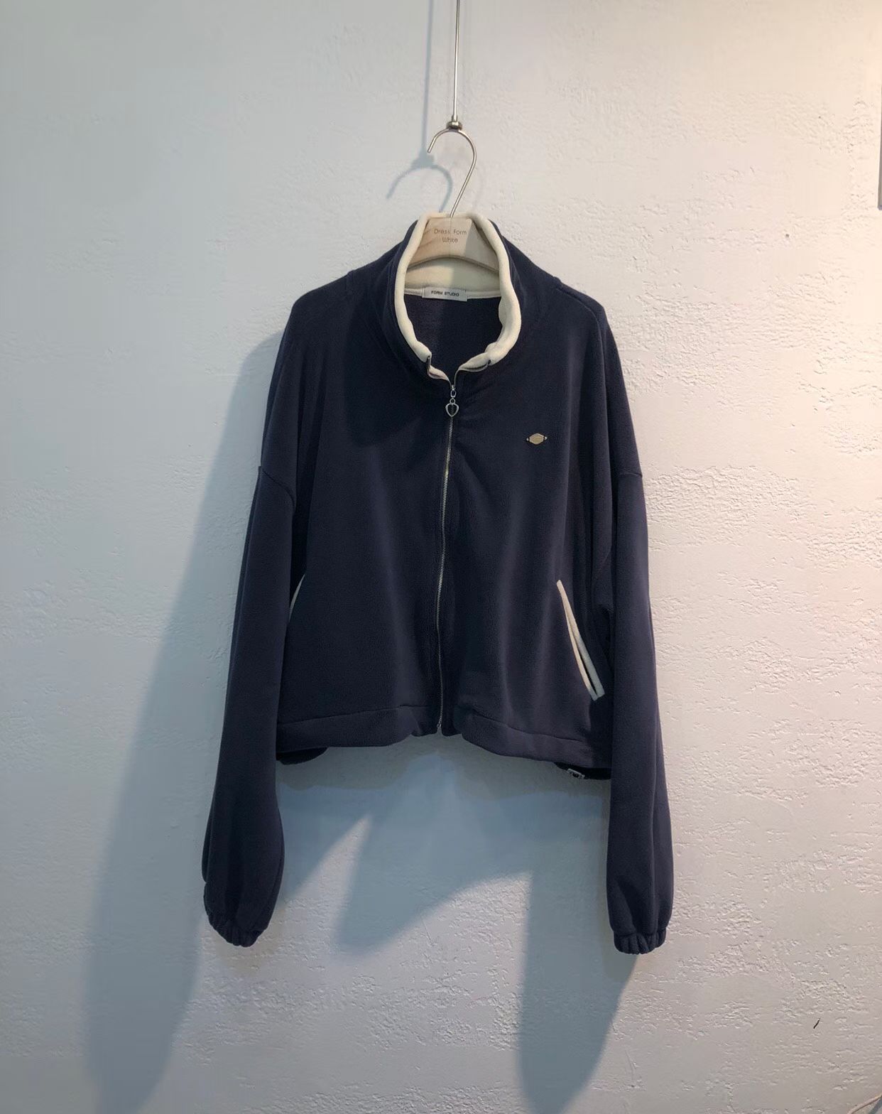 Zipped Up Fluffy Sweatshirt