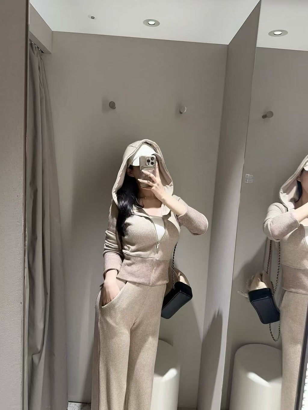 Zip Hoodie Set