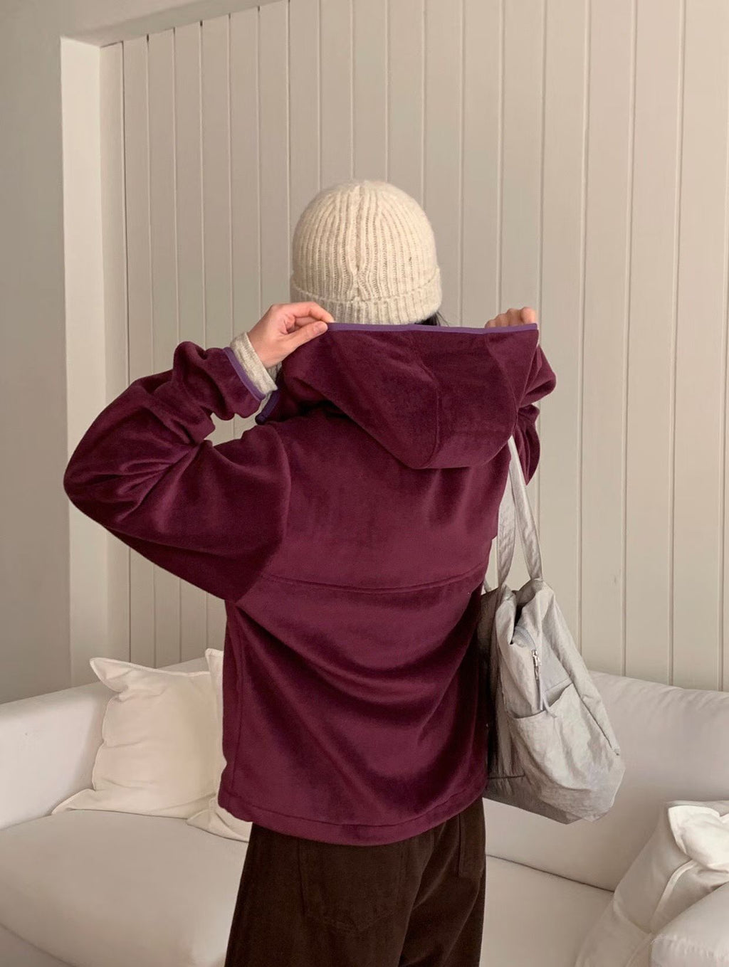 Fleece Sports Designed Hoodie