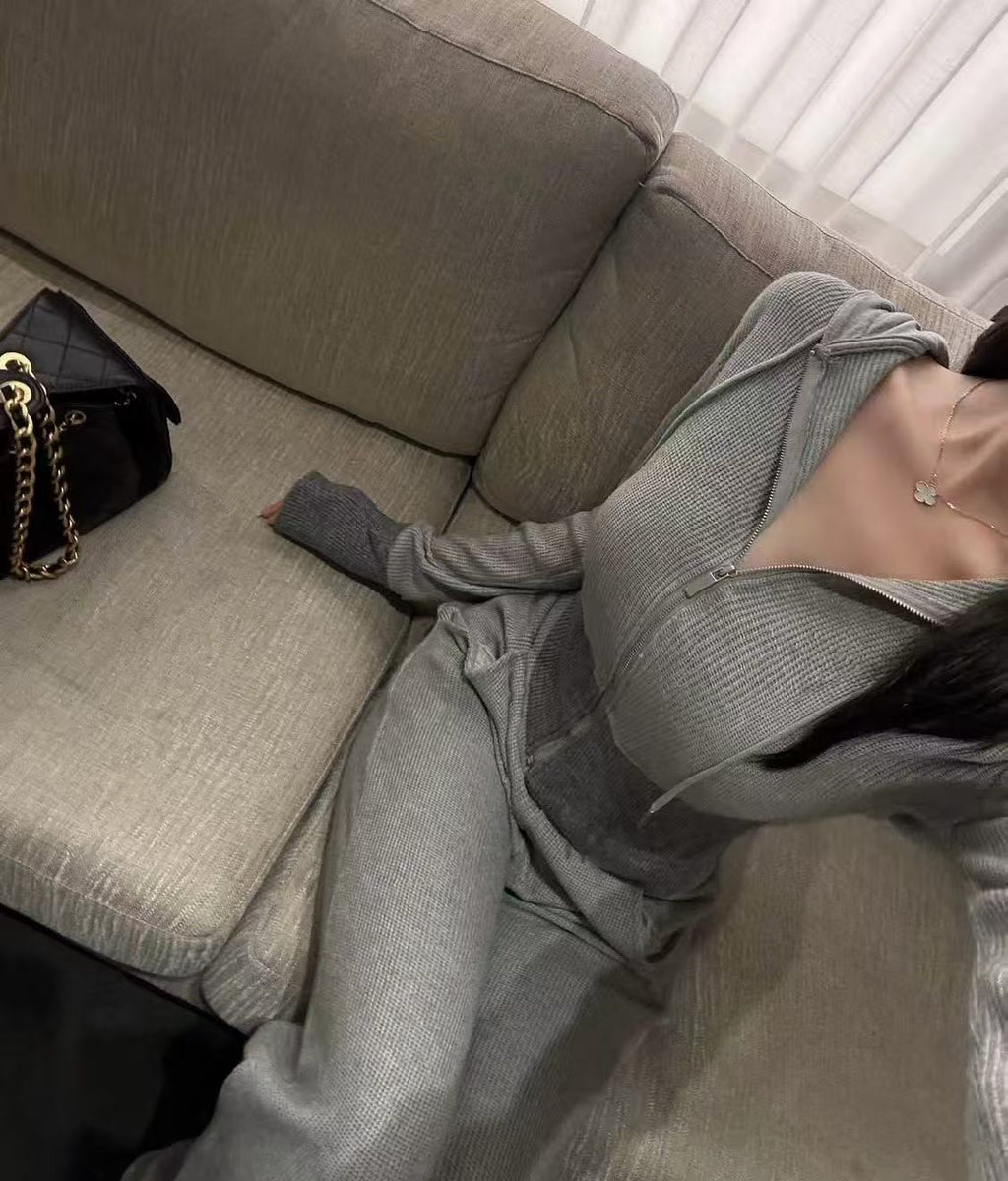 Zip Hoodie Set