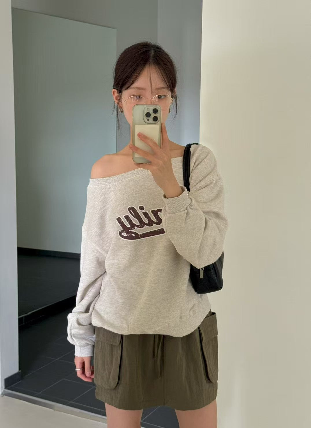 Boat Neck Sweatshirt