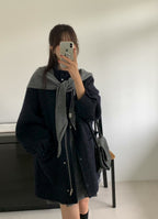 Stand Collar Loose Coat