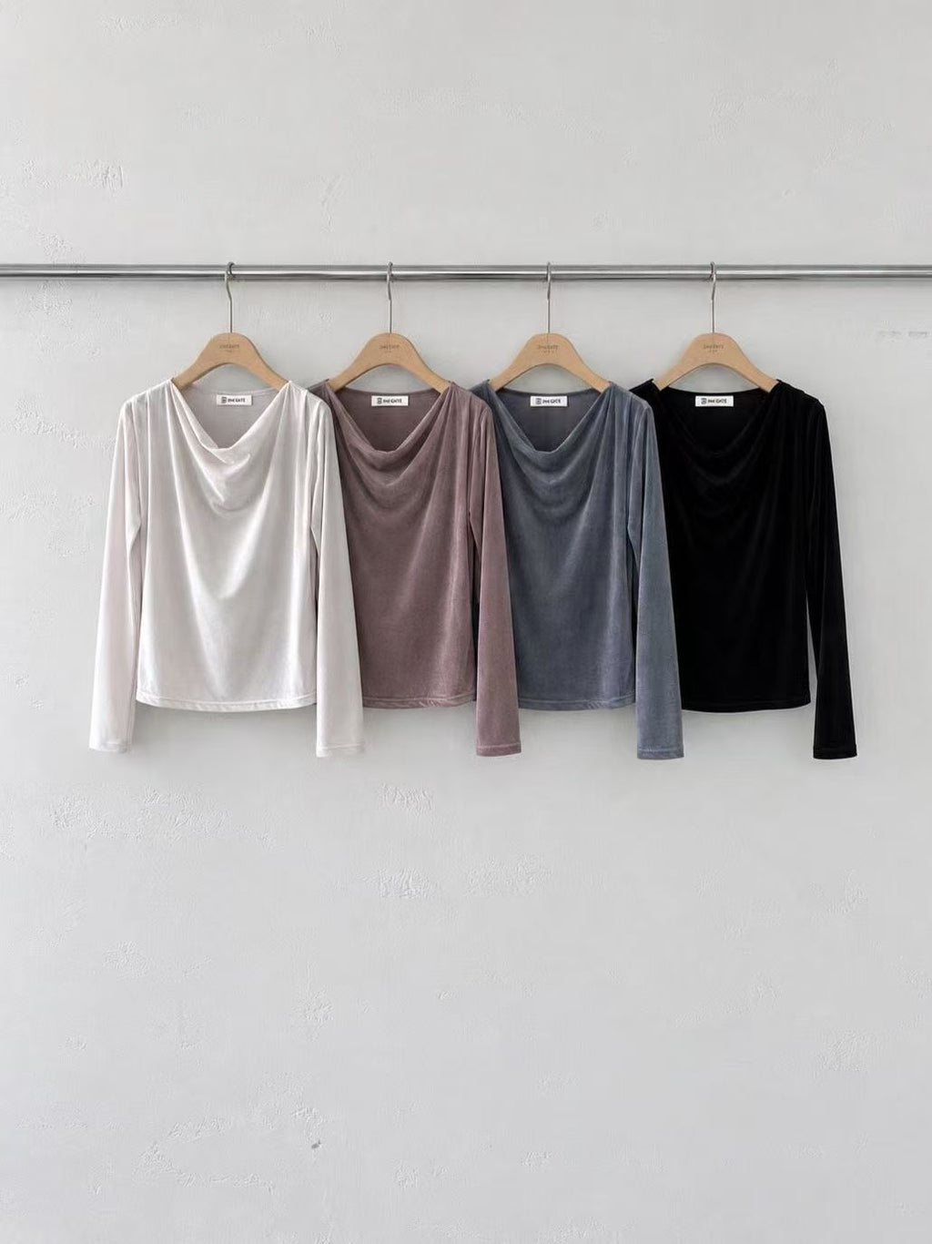 Draped Neck Top