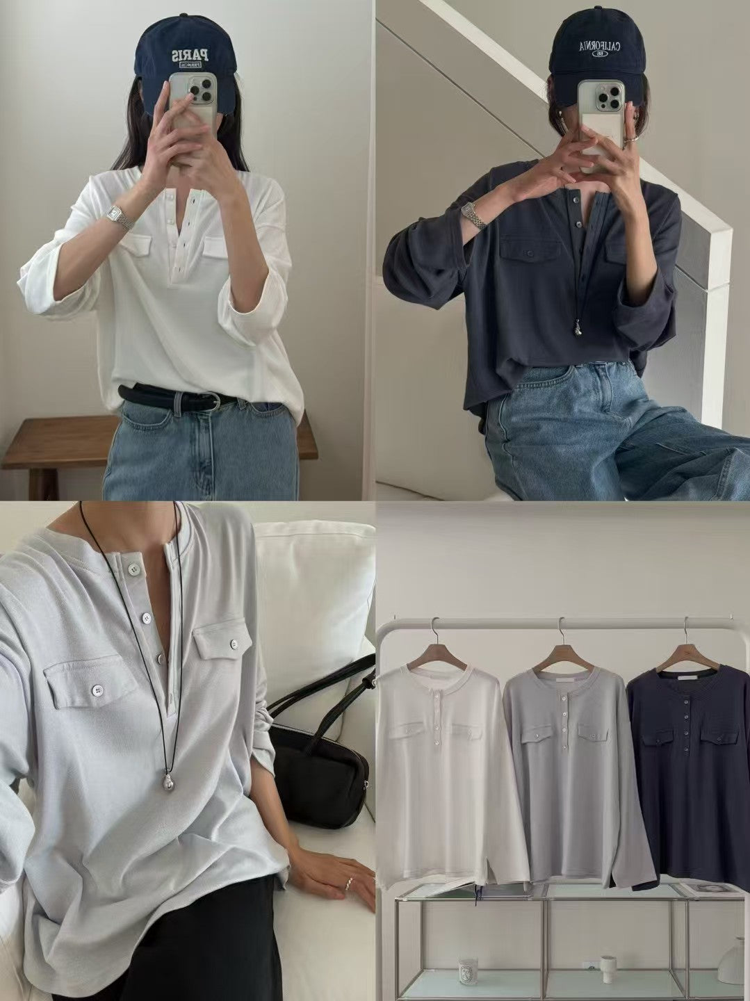 Relaxed Pocket Blouse