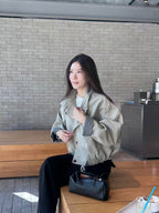 Cropped Trench Jacket