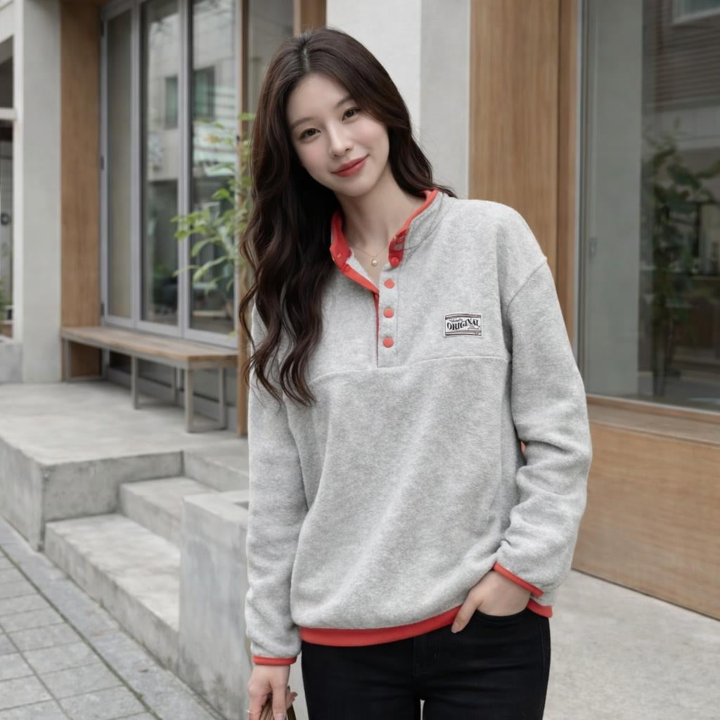 Orange Mix Sweatshirt