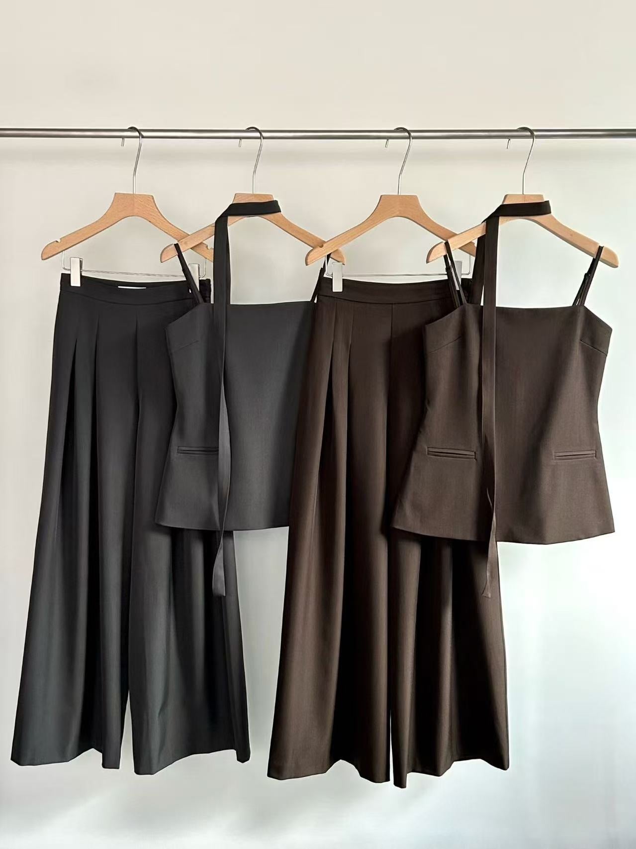 Tie Cami Commuter Set