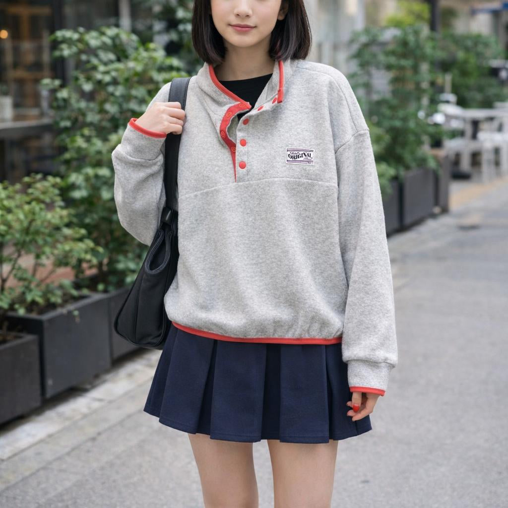 Orange Mix Sweatshirt