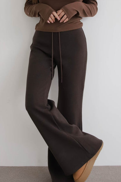 Cotton Flare Pants （有毛底）