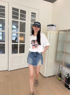 Denim Skirt Shorts