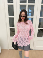 Knitted Long Sleeves Top