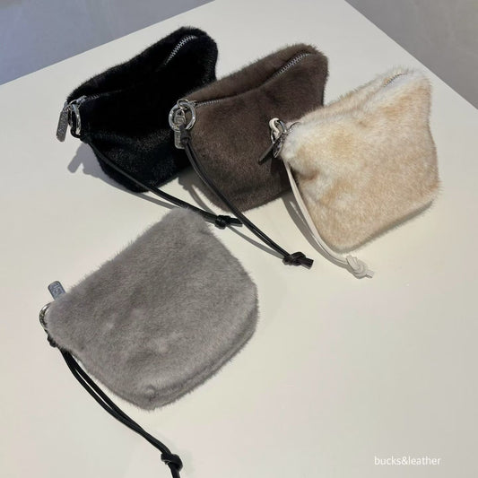 Fluffy Hair Small Bag