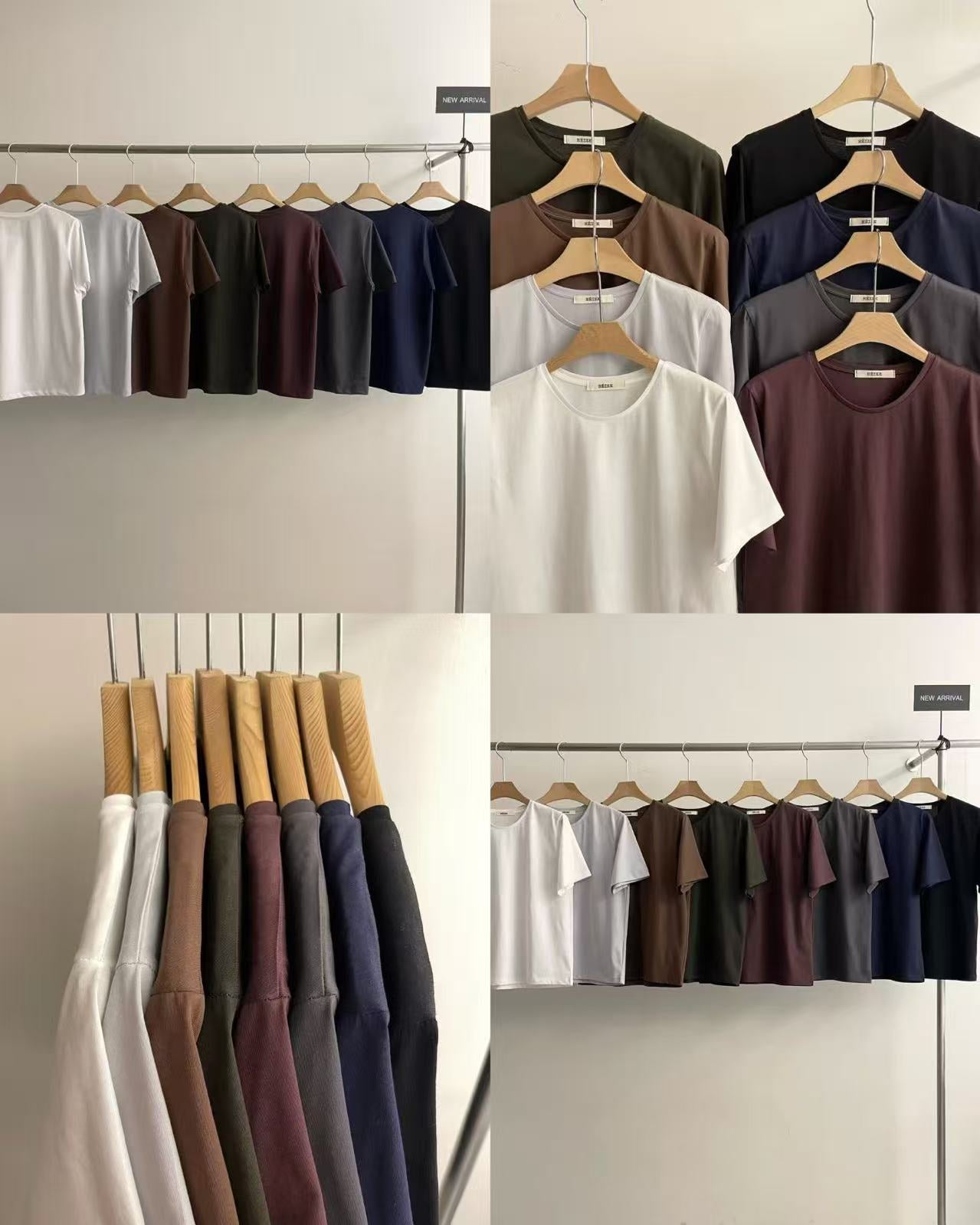 Solid Color Casual T‑Shirt