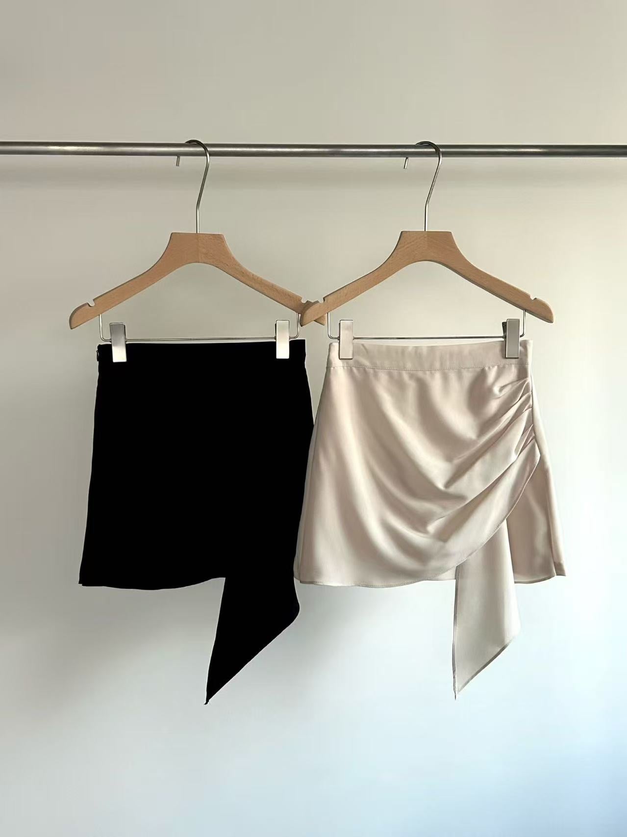 Drape Flow Mini Skirt