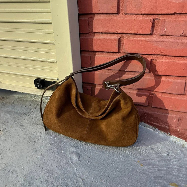 Real Leather Dumpling Bag
