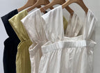 Linen Puffy Tank Top