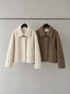 Collared Fuzzy Jacket