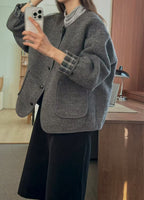 Round Neck Loose Jacket