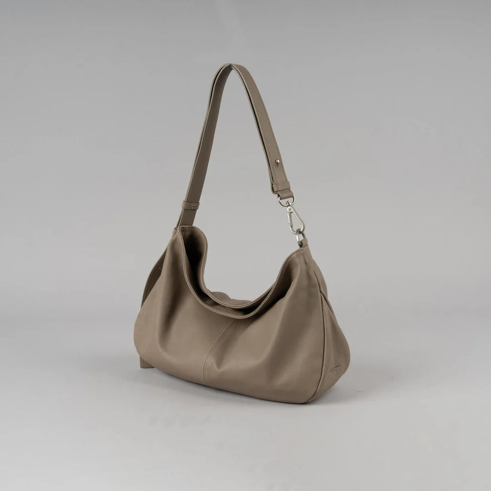 Real Leather Dumpling Bag