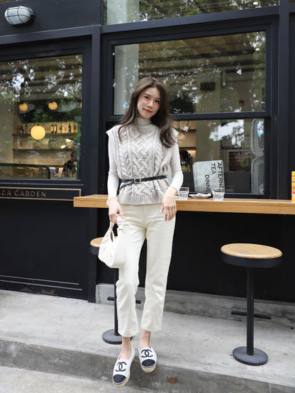 Basic Straight Natural Denim Jeans