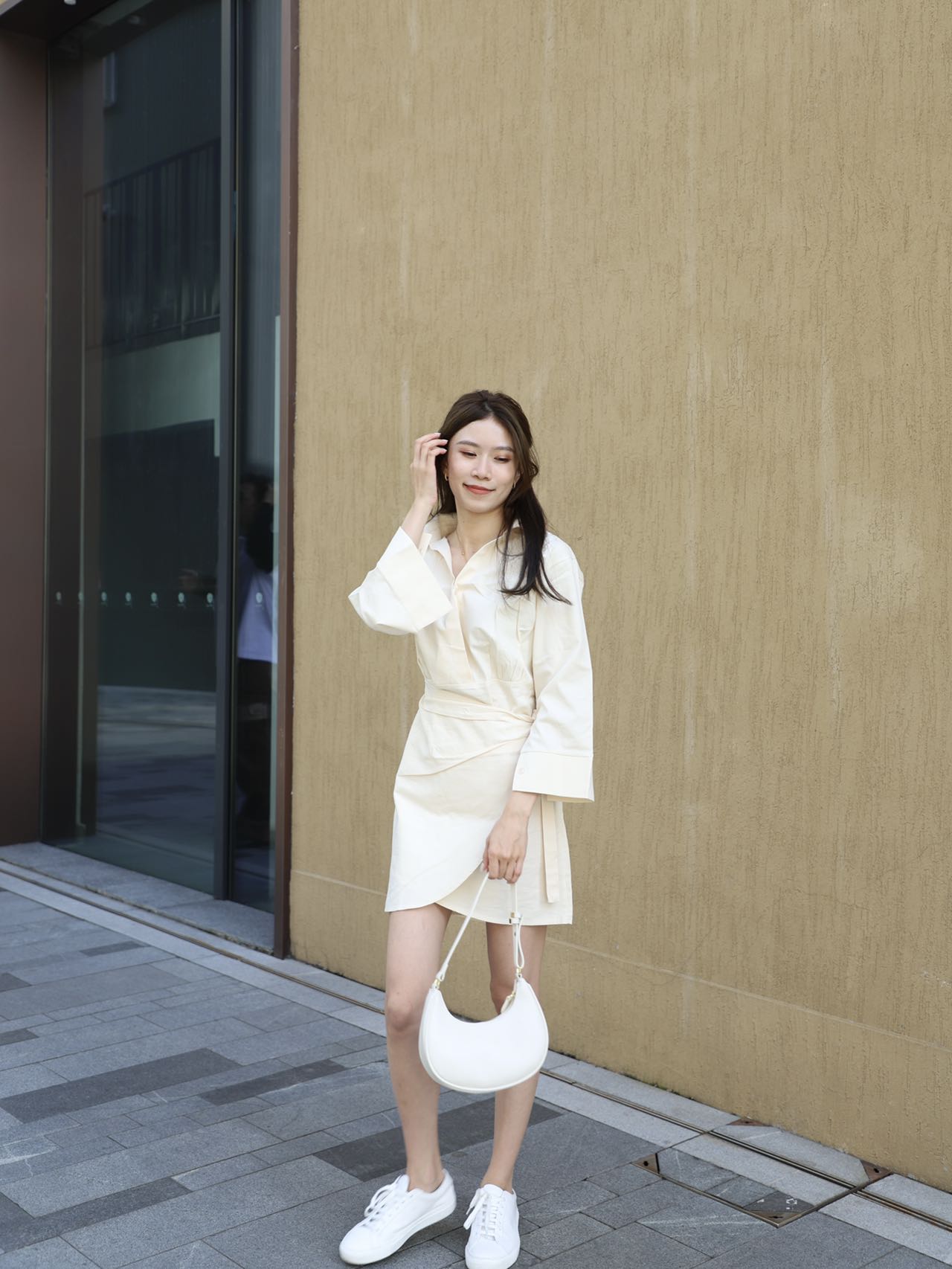 Half Moon Leather Bag