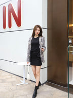 Tweed Oversized Cardigan
