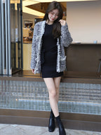 Tweed Oversized Cardigan