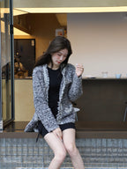 Tweed Oversized Cardigan
