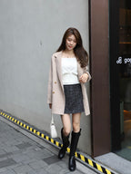 Button Up Knee-High Boots