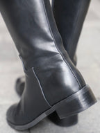 Button Up Knee-High Boots